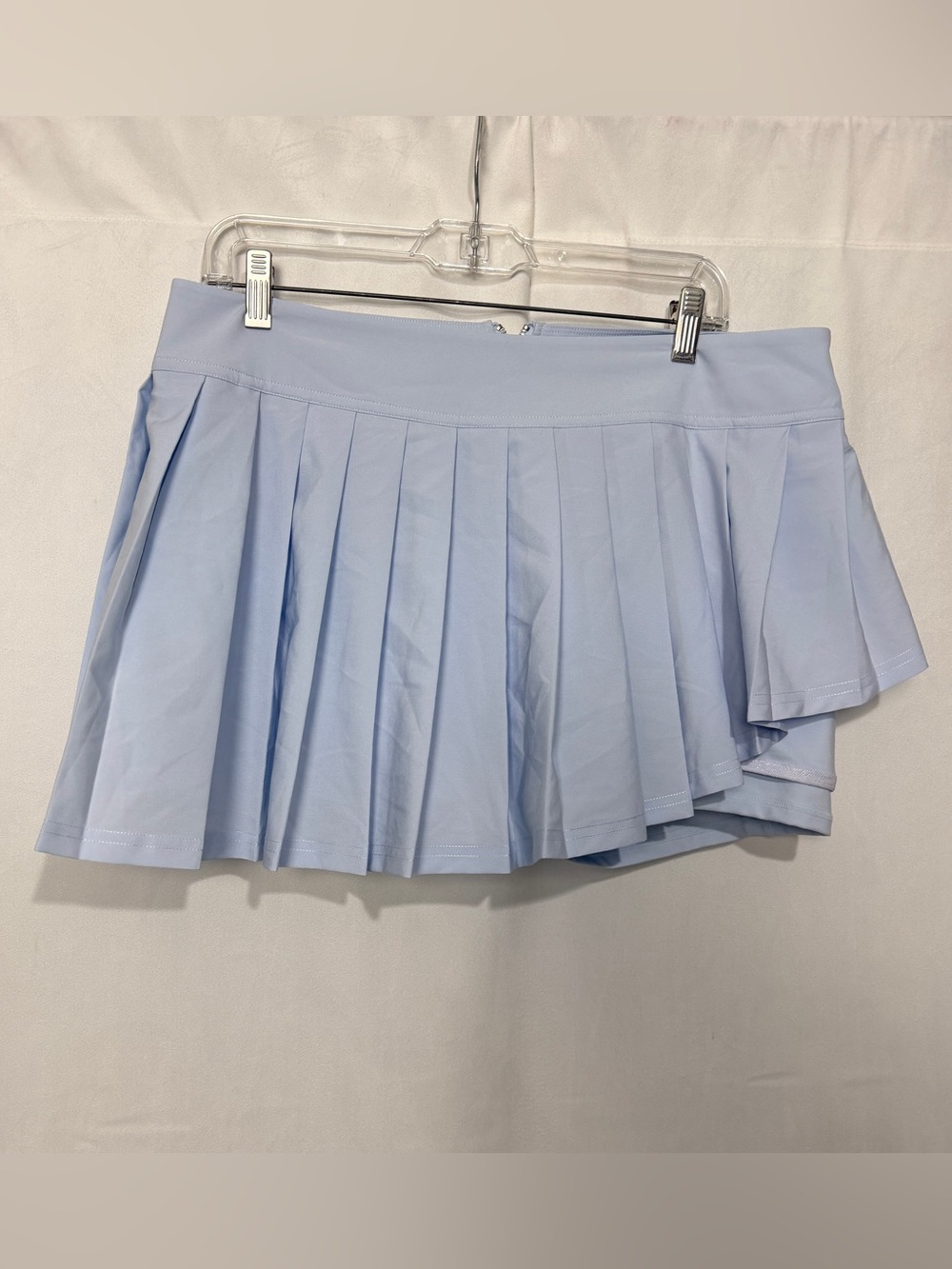 Pickletini Asymmetrical Pleated Pickleball Skort Tennis Skirt Blue XL NWT